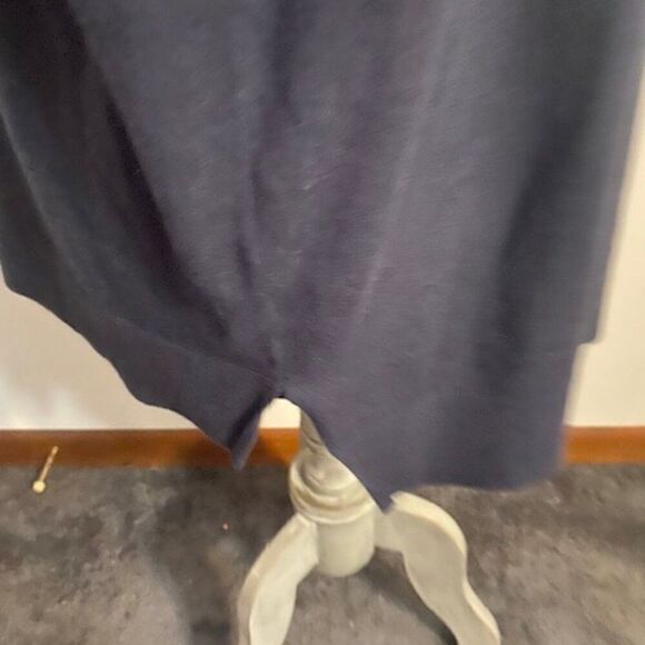 Lane Bryant Blue/White contrast V-neck button down cardigan, size 22/24 - Picture 3 of 5